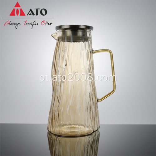 Amber Decanter Water Cold Kettles Water Bottles Drinkware